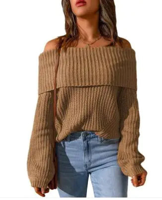 Off shoulder Sweater - Swamp's Store
