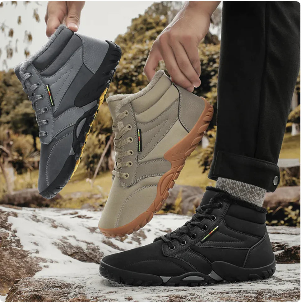 Men's Waterproof Fleece-Lined Winter Snow Boots - Swamp's Store