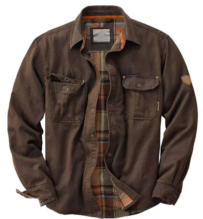 Men's Stand Collar Long Sleeve Padded Jacket - Swamp's Store