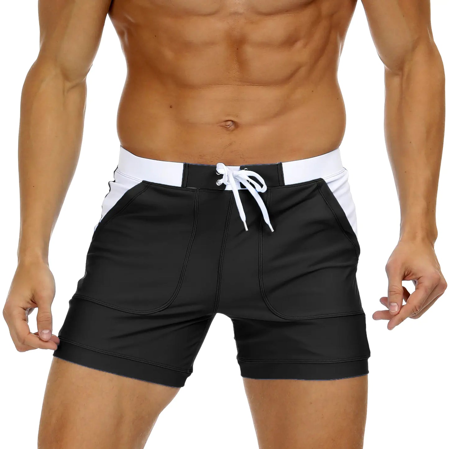 Men's Sexy Boxer Swim Shorts - Swamp's Store