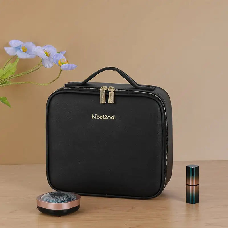 Travel Makeup Bag with Full-Screen Mirror - Swamp's Store