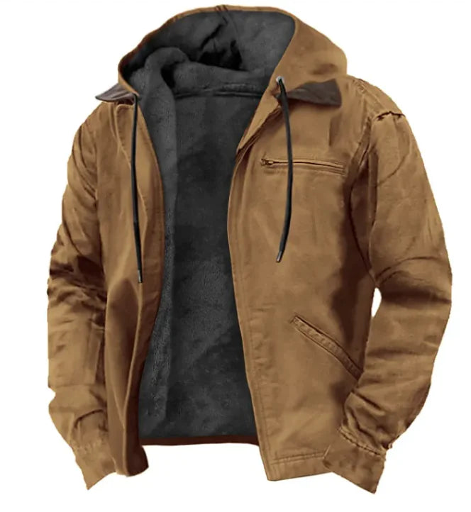 #P- Colorful Hooded Cotton-Padded Jacket - Swamp's Store