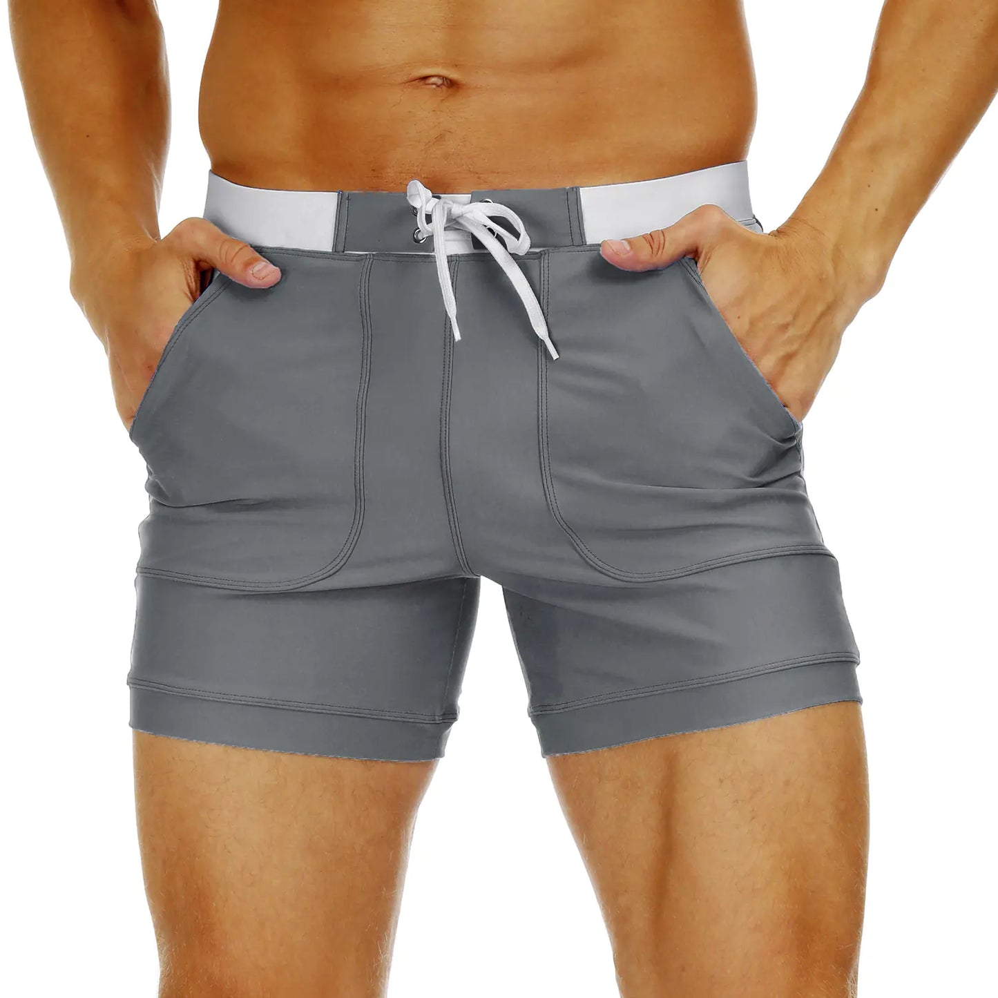 Men's Sexy Boxer Swim Shorts - Swamp's Store