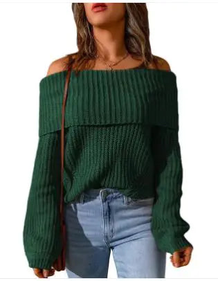Off shoulder Sweater - Swamp's Store