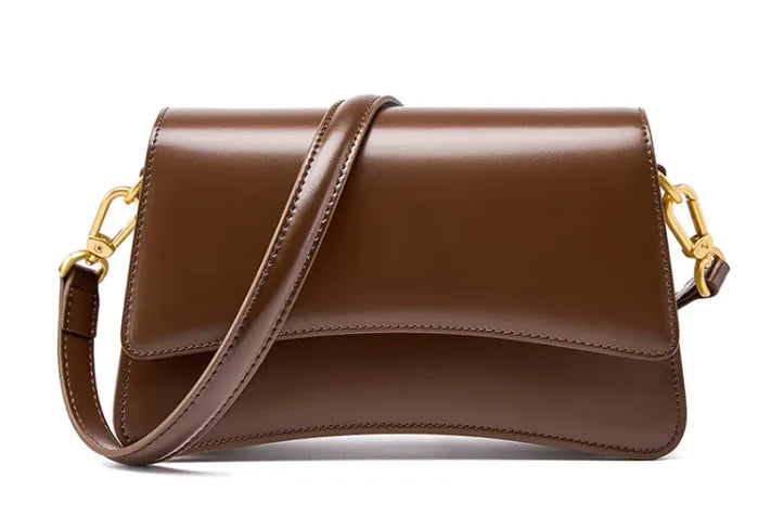 Trendy Crossbody Leather Shoulder Bag - Swamp's Store
