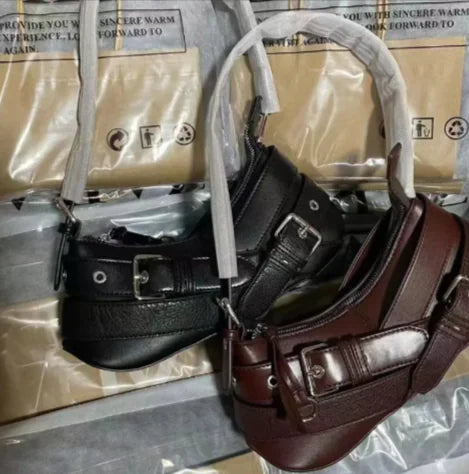 Stylish Underarm Handbag with Belt Decoration – Versatile All-Matching Design - Swamp's Store