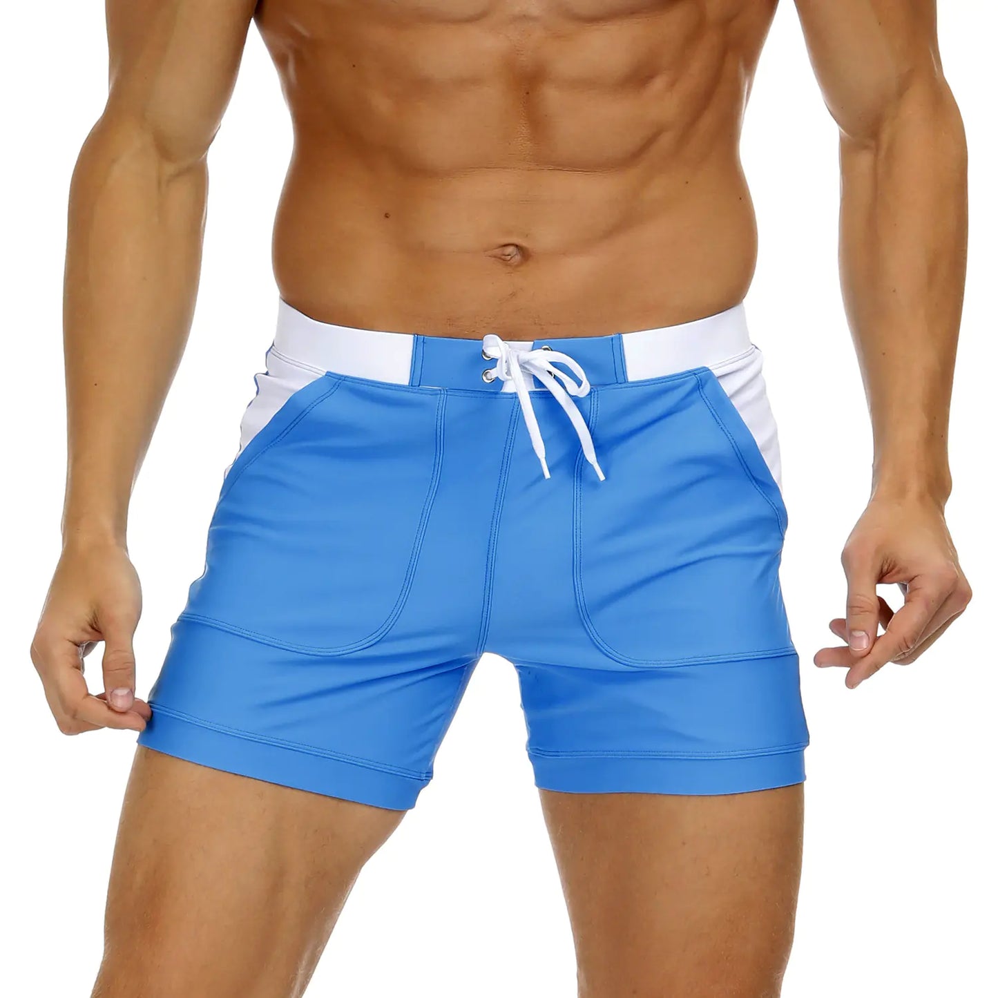 Men's Sexy Boxer Swim Shorts - Swamp's Store