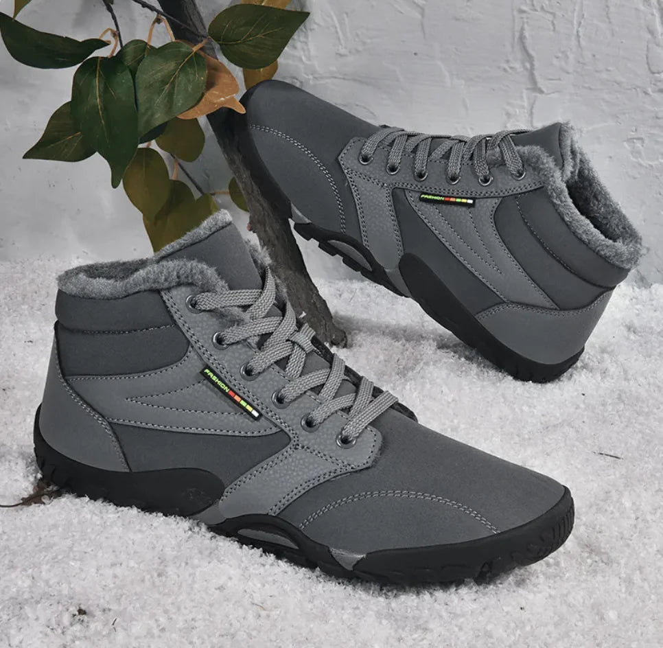 Men's Waterproof Fleece-Lined Winter Snow Boots - Swamp's Store