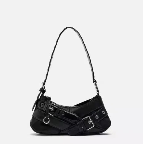 Stylish Underarm Handbag with Belt Decoration – Versatile All-Matching Design - Swamp's Store
