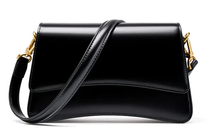 Trendy Crossbody Leather Shoulder Bag - Swamp's Store