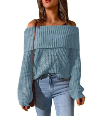 Off shoulder Sweater - Swamp's Store