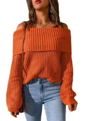 Off shoulder Sweater - Swamp's Store