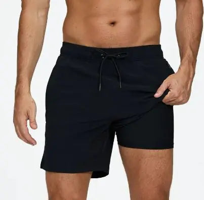 Men's Quick-Dry Double-Layer Beach Swim Trunks - Swamp's Store