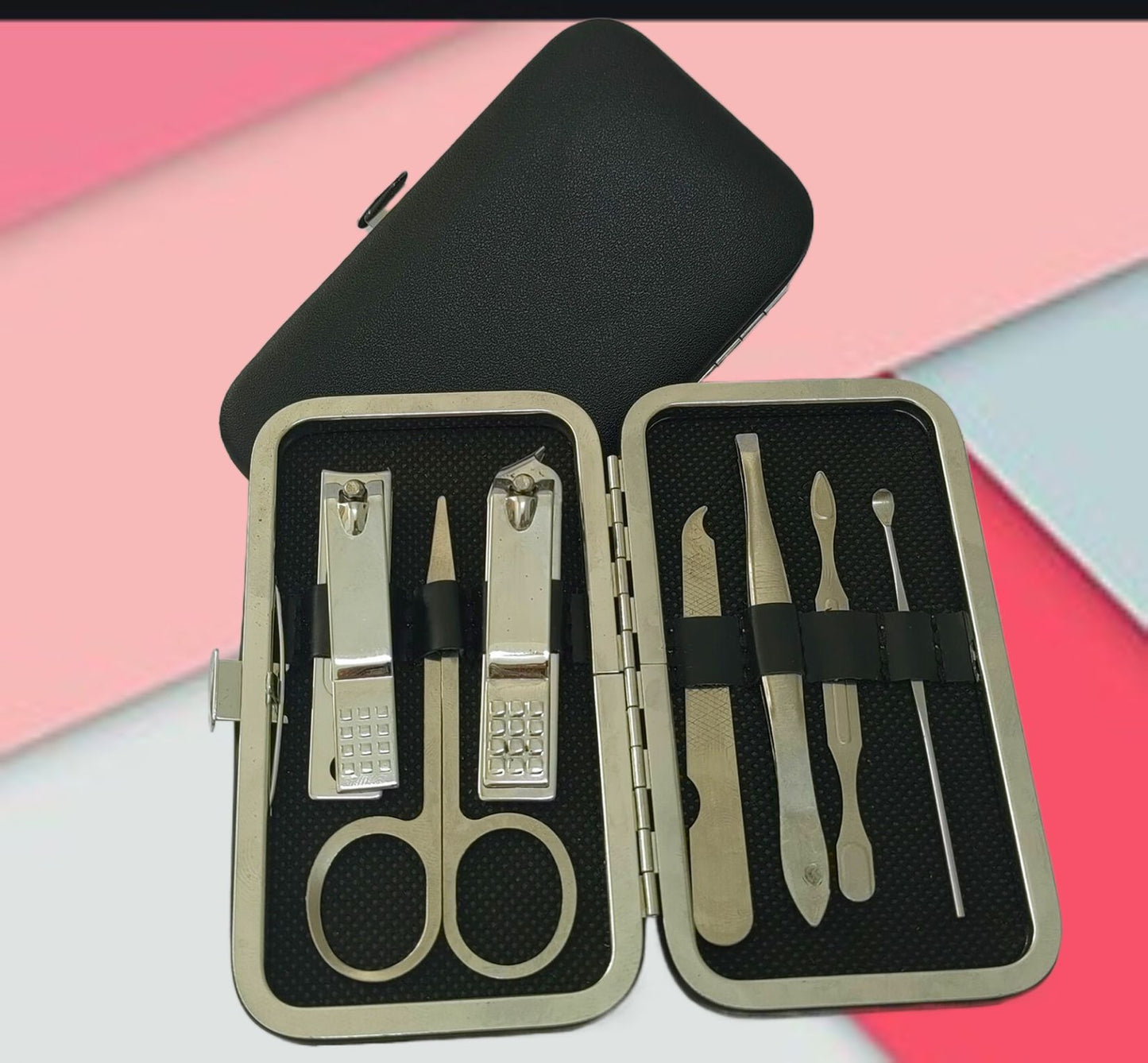 7-Piece Nail Care Set with Clippers and Tools - Swamp's Store