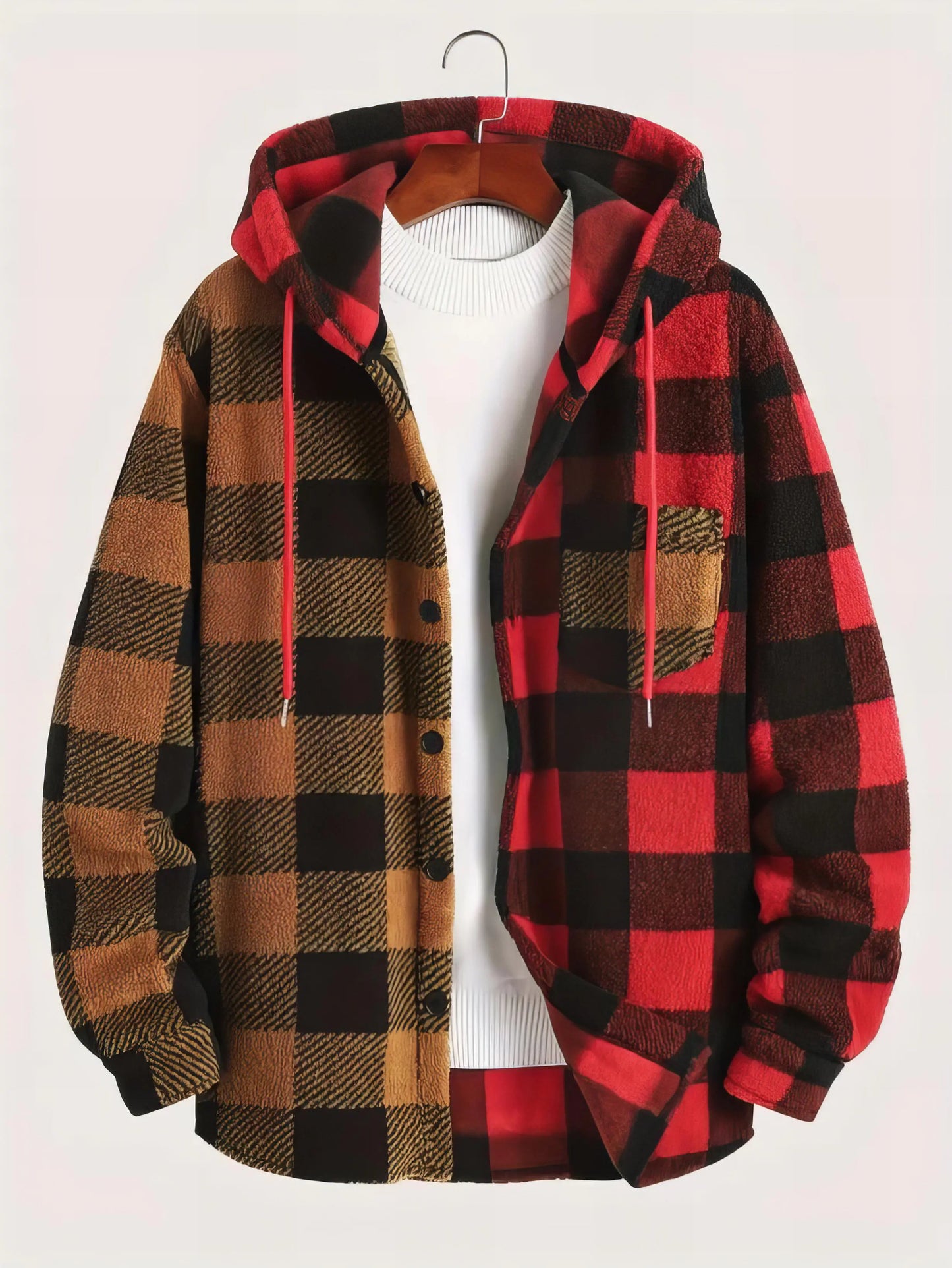 AL- Men's Hooded Warm Long Sleeve Sweatshirt - Swamp's Store
