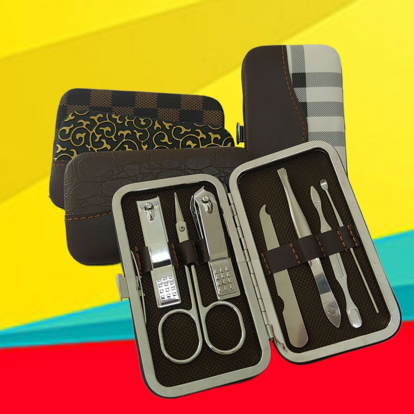 7-Piece Nail Care Set with Clippers and Tools - Swamp's Store