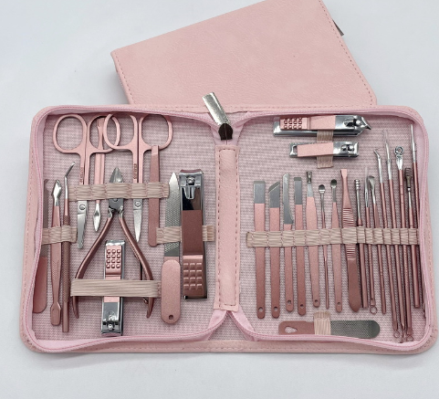 30-Piece Nail Care Set with Clippers and Tools - Swamp's Store