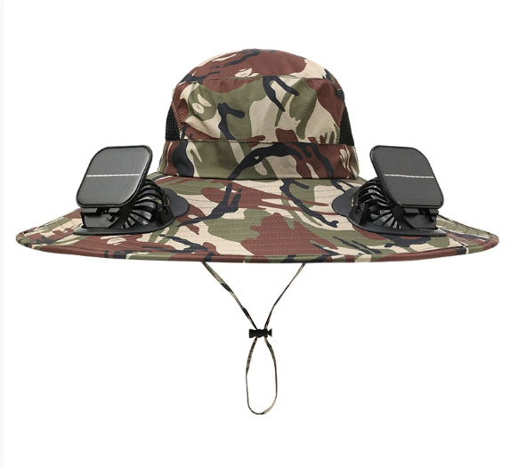 Solar Fan Rechargeable Brim Hat - Swamp's Store