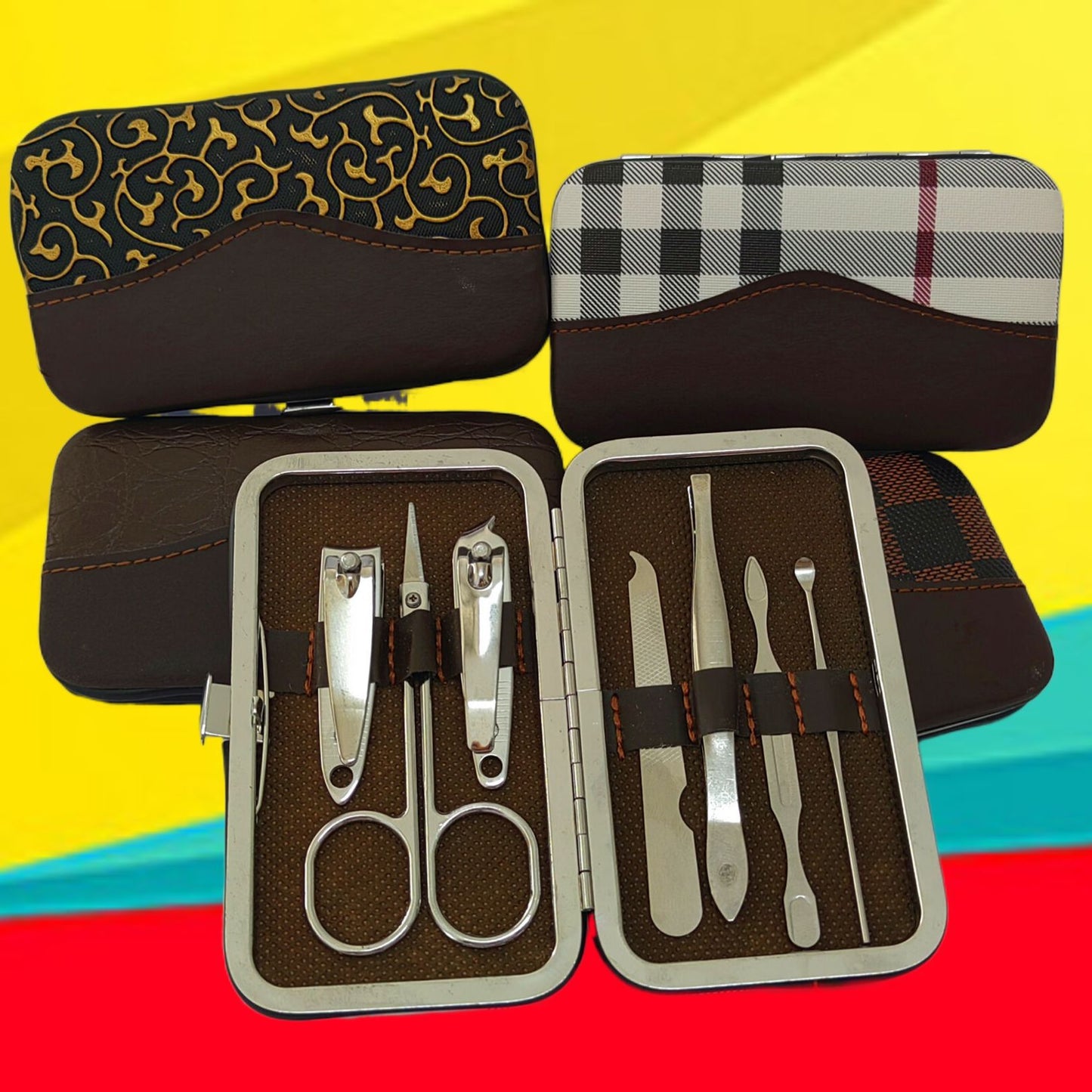 7-Piece Nail Care Set with Clippers and Tools - Swamp's Store