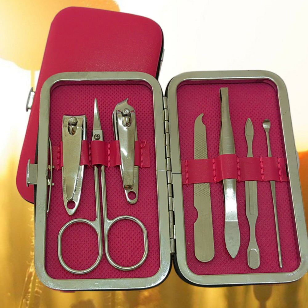 7-Piece Nail Care Set with Clippers and Tools - Swamp's Store