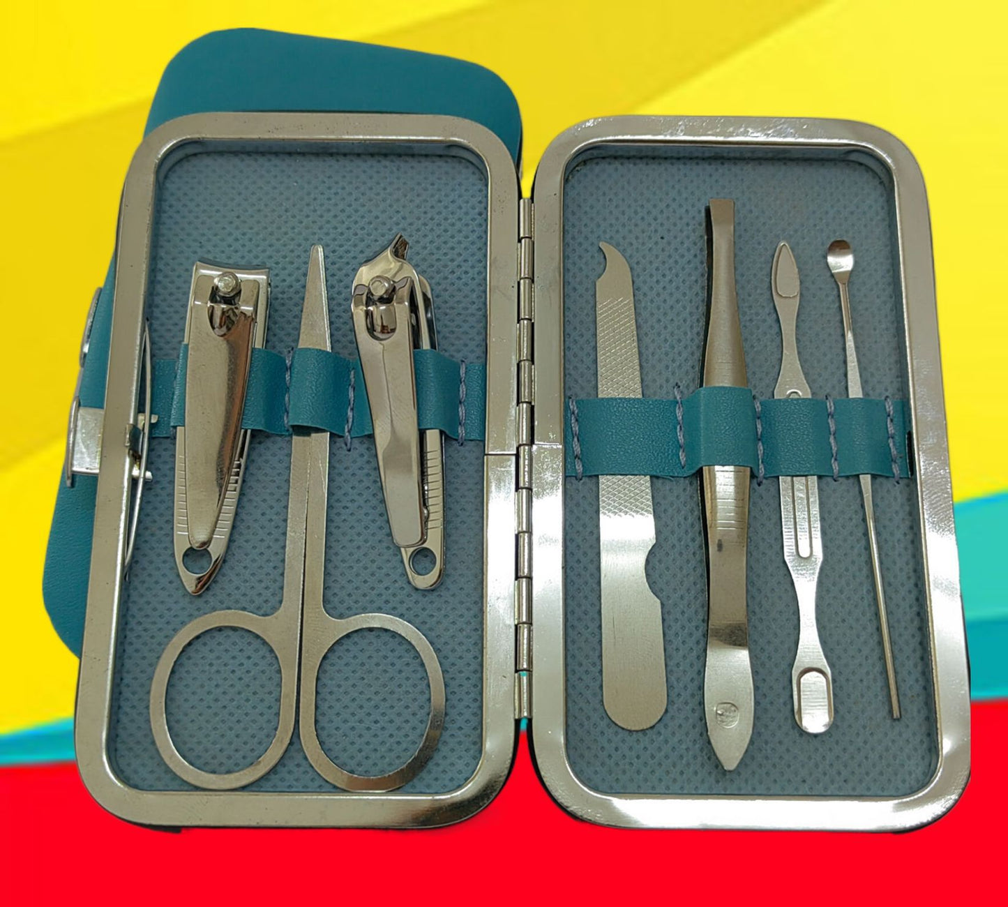 7-Piece Nail Care Set with Clippers and Tools - Swamp's Store