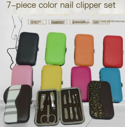 7-Piece Nail Care Set with Clippers and Tools - Swamp's Store