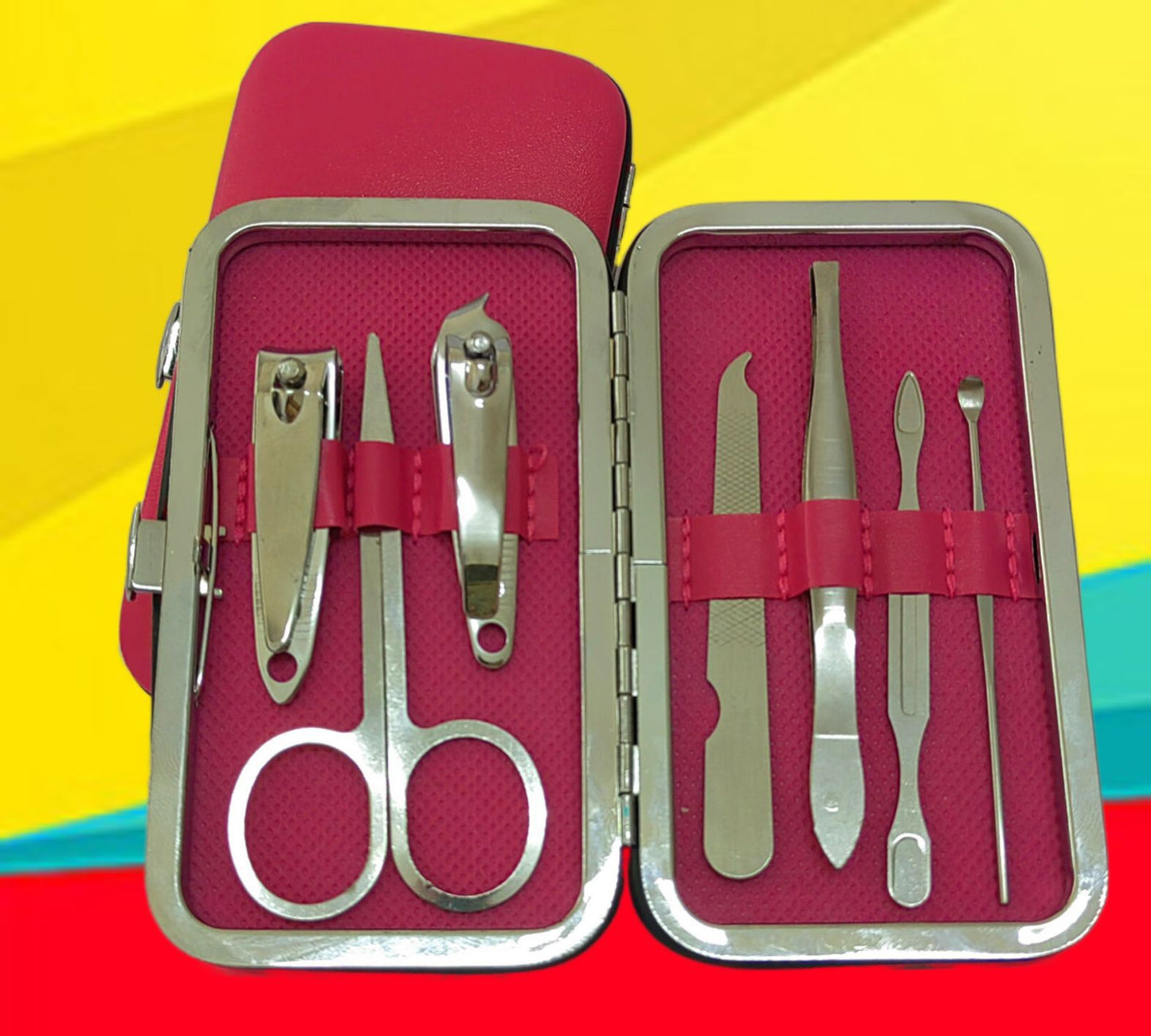 7-Piece Nail Care Set with Clippers and Tools - Swamp's Store
