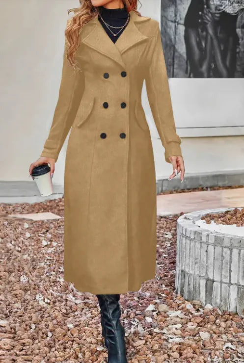 Double Breasted Coat For Women - Swamp's Store
