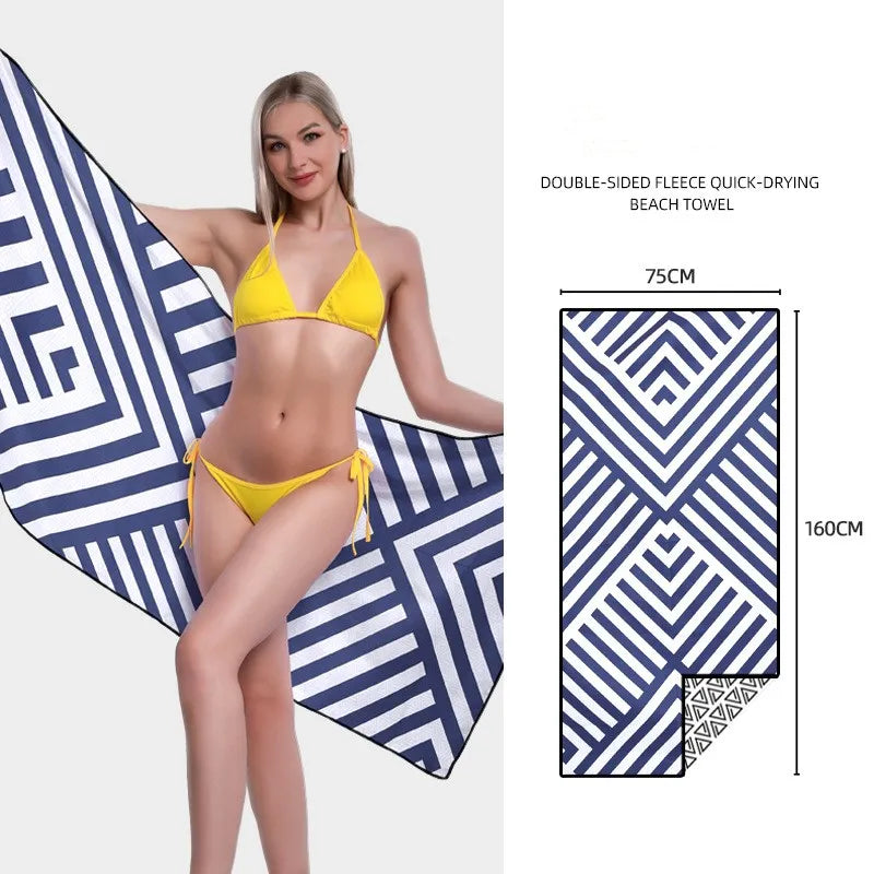 Printed Quick-Dry Beach Towel - Swamp's Store