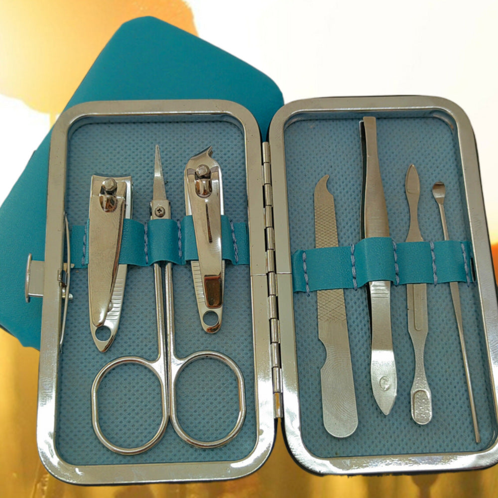 7-Piece Nail Care Set with Clippers and Tools - Swamp's Store