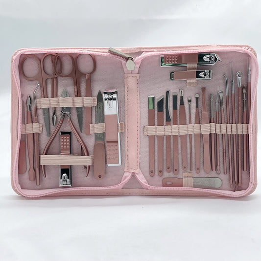 30-Piece Nail Care Set with Clippers and Tools - Swamp's Store