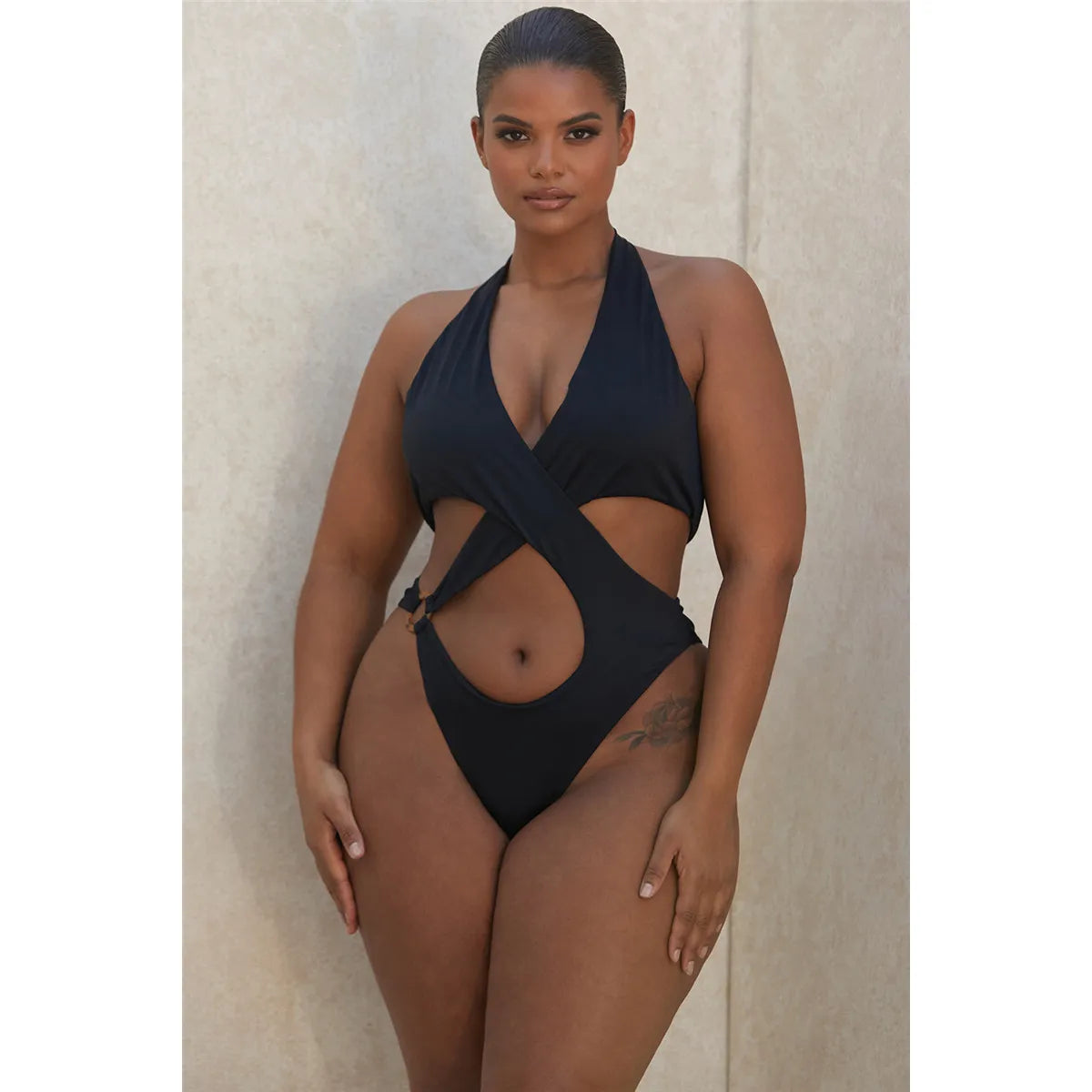 Sexy Slim One-Piece Swimsuit - Swamp's Store