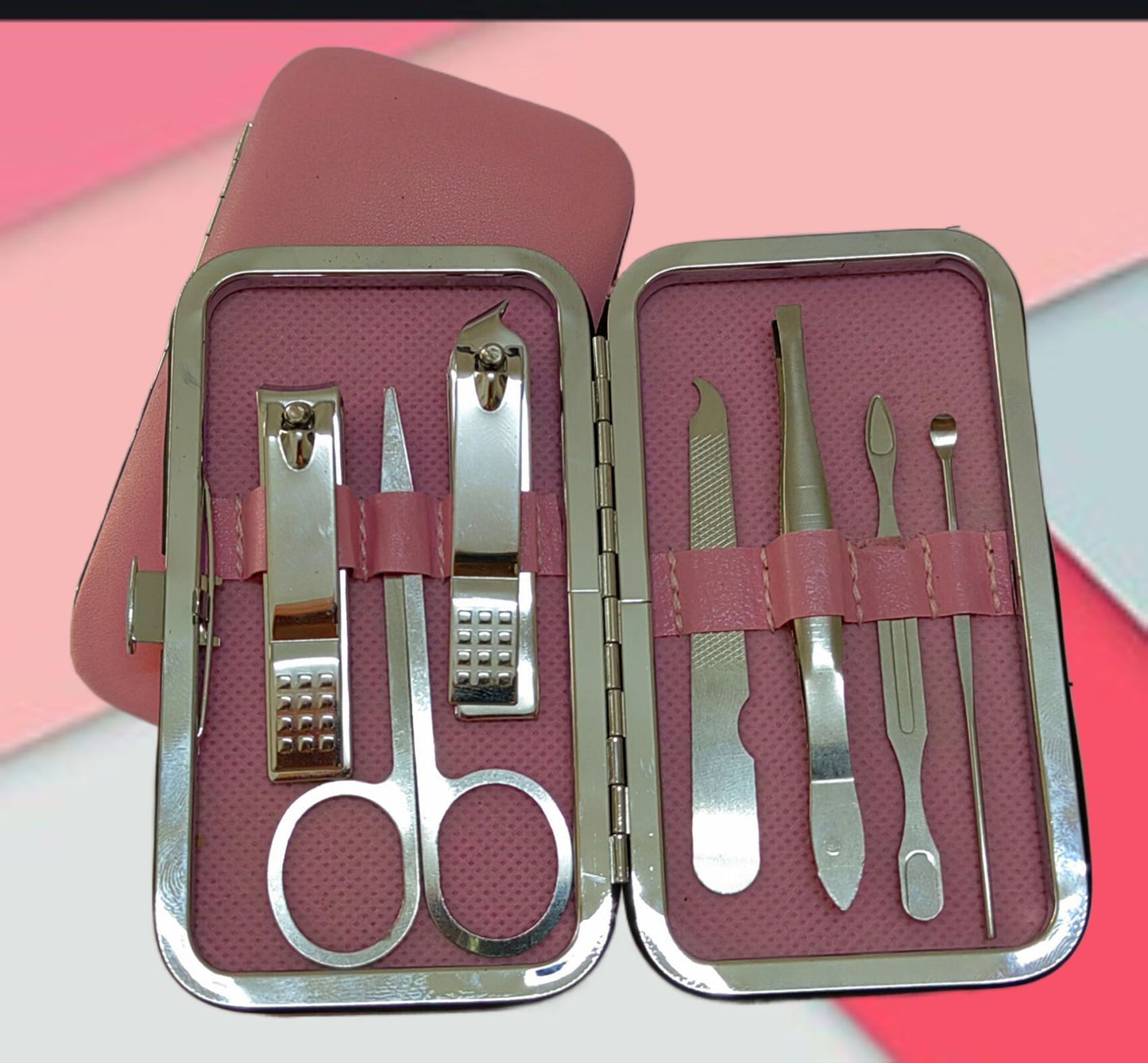 7-Piece Nail Care Set with Clippers and Tools - Swamp's Store
