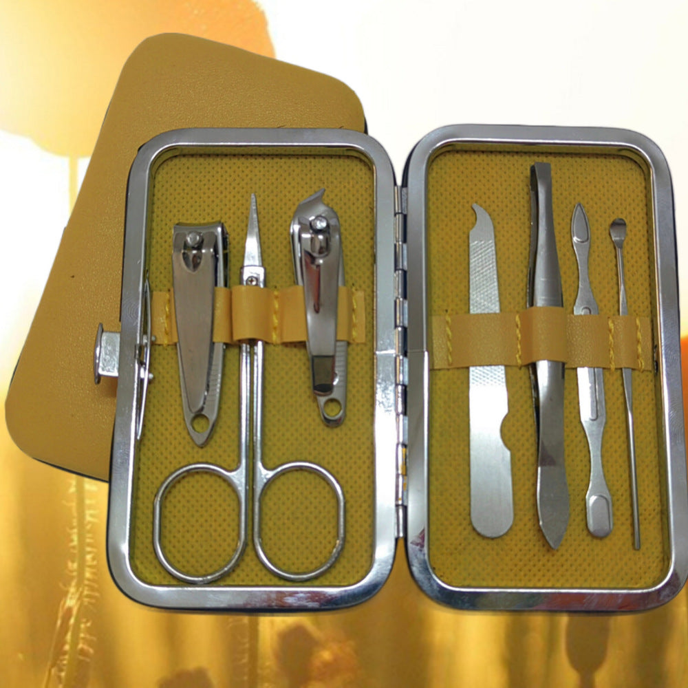 7-Piece Nail Care Set with Clippers and Tools - Swamp's Store