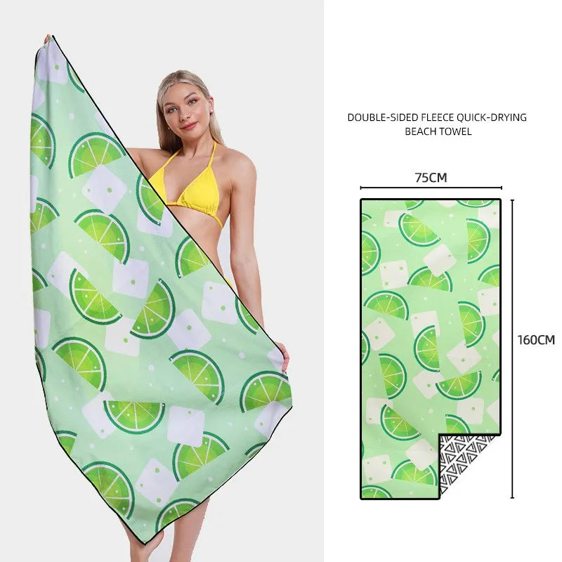 Printed Quick-Dry Beach Towel - Swamp's Store