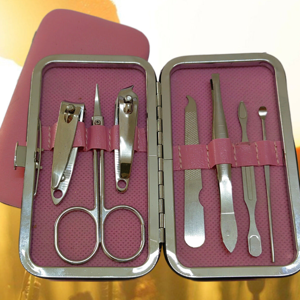 7-Piece Nail Care Set with Clippers and Tools - Swamp's Store