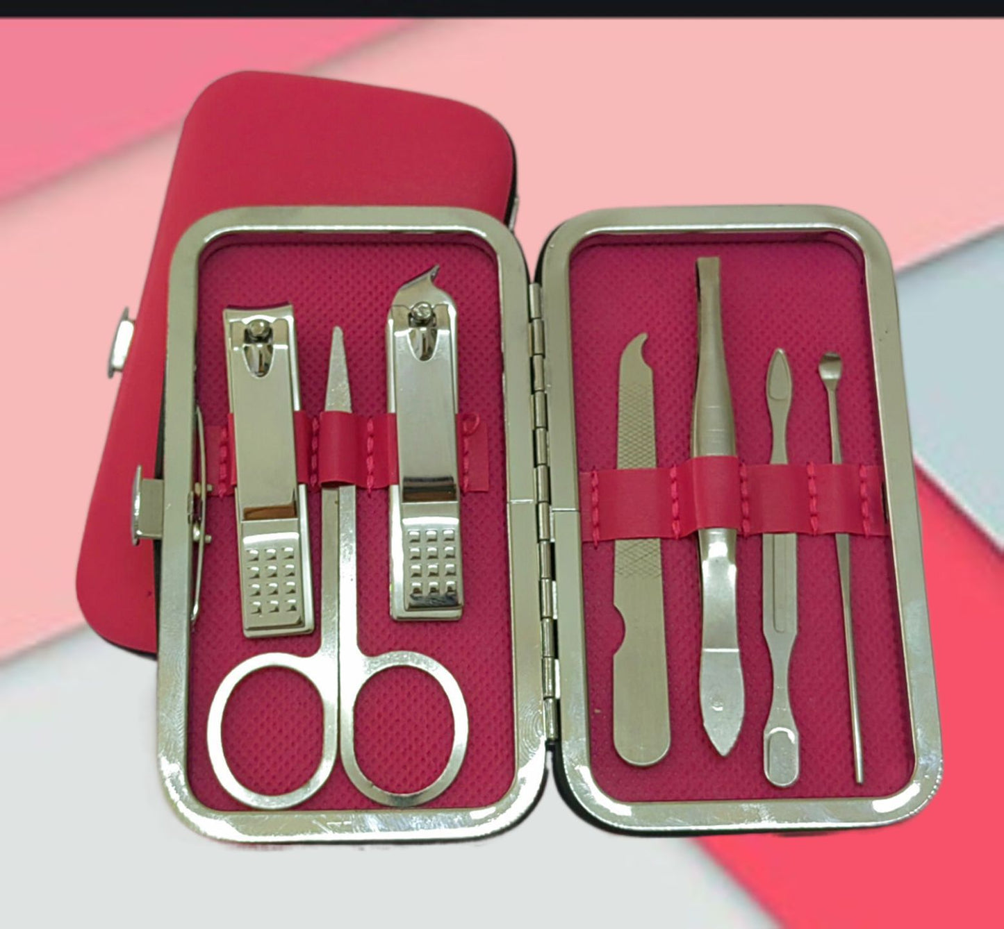 7-Piece Nail Care Set with Clippers and Tools - Swamp's Store