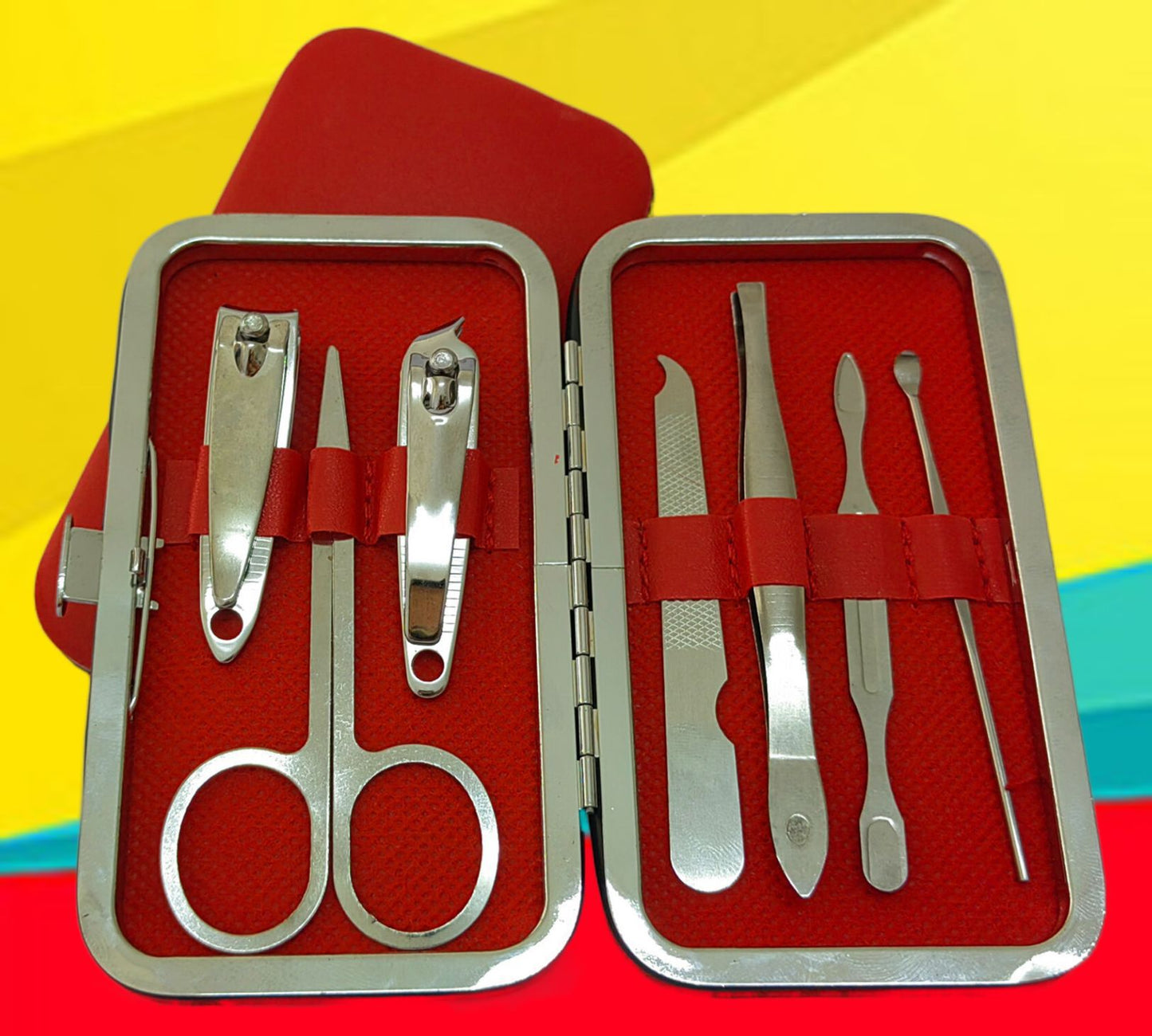 7-Piece Nail Care Set with Clippers and Tools - Swamp's Store