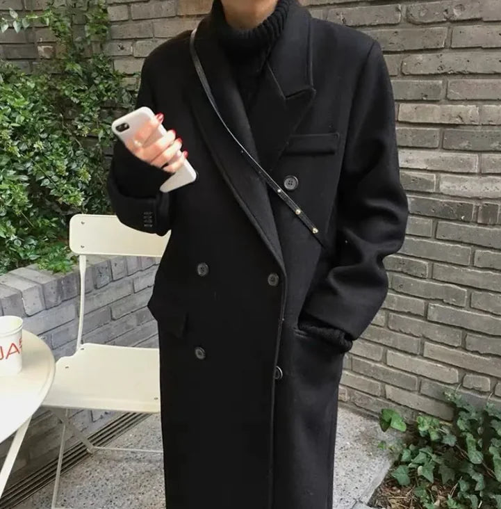 Campus Chic Wool Coat - Swamp's Store