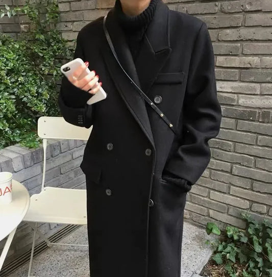 Campus Chic Wool Coat - Swamp's Store
