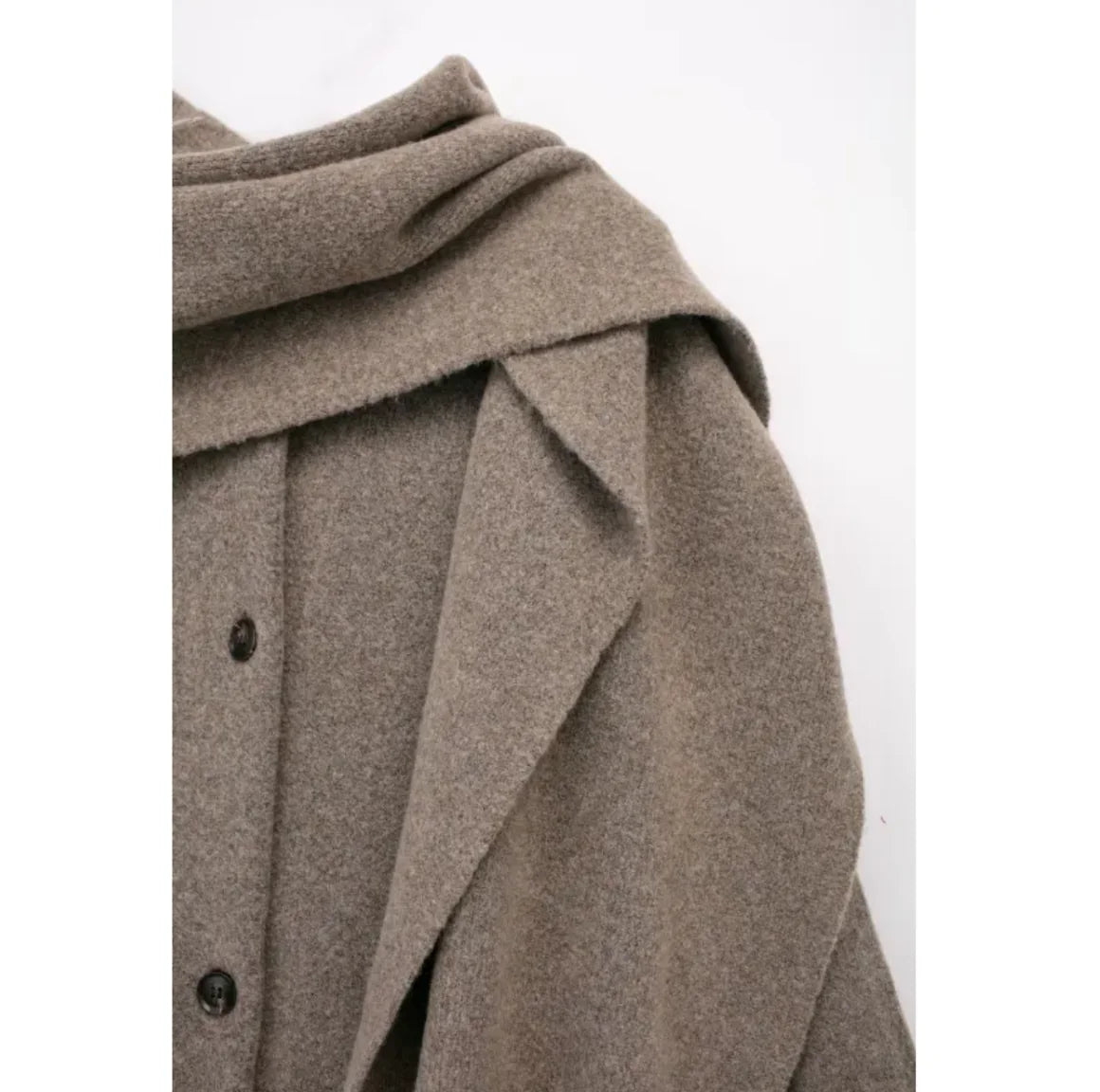 Cozy Knitted Scarf Cape Coat - Swamp's Store