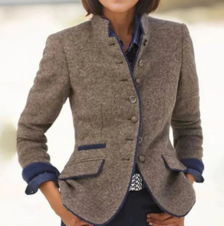 AE- Chic Harmony Woolen Jacket - Swamp's Store