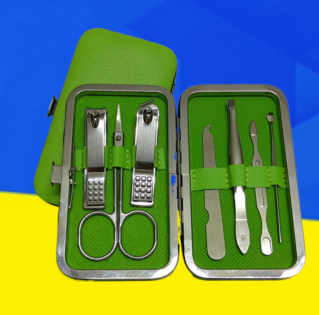 7-Piece Nail Care Set with Clippers and Tools - Swamp's Store