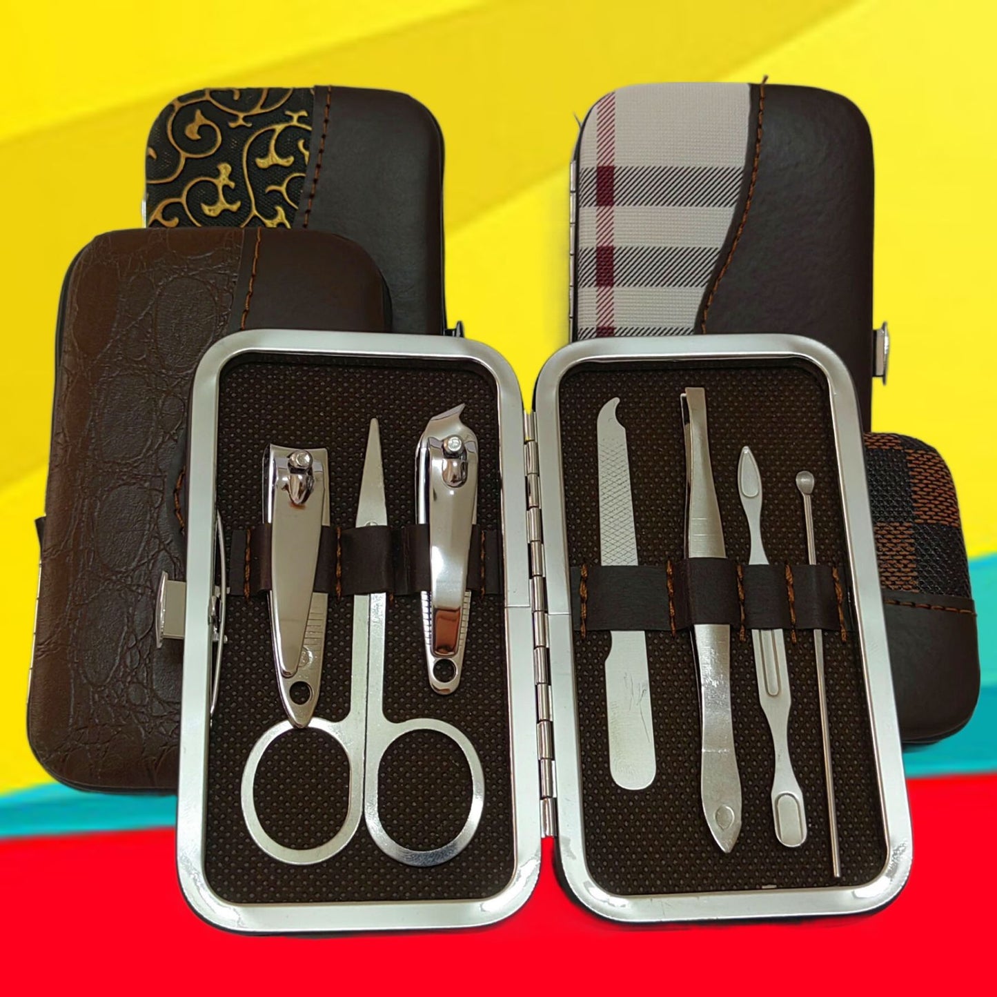 7-Piece Nail Care Set with Clippers and Tools - Swamp's Store