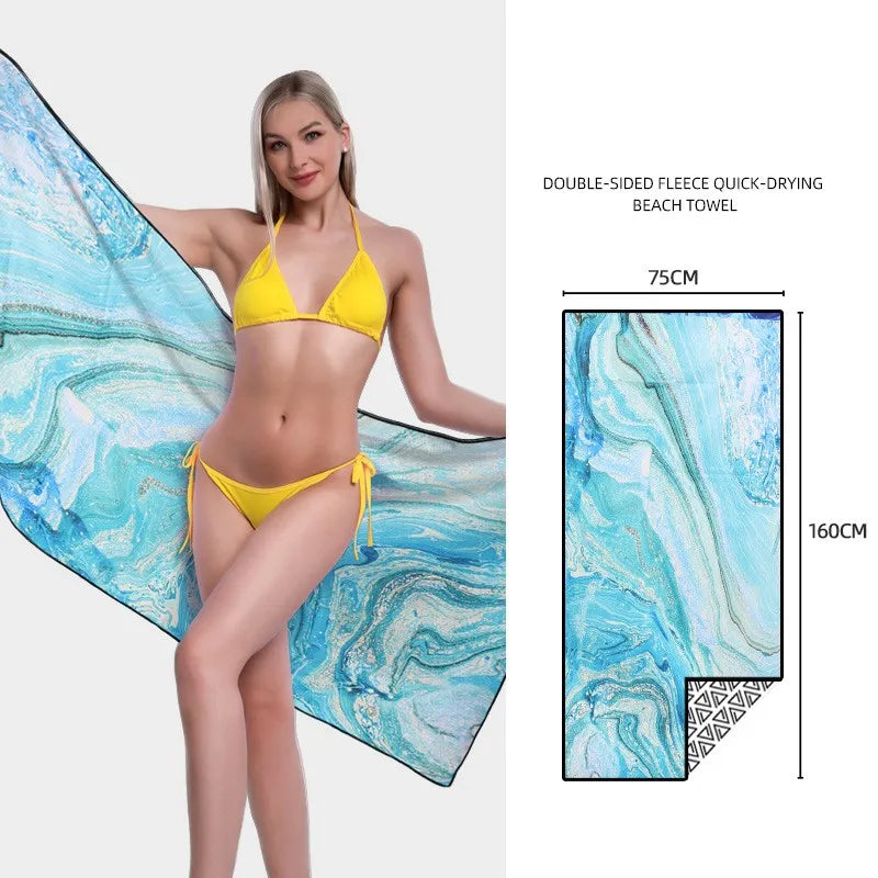 Printed Quick-Dry Beach Towel - Swamp's Store