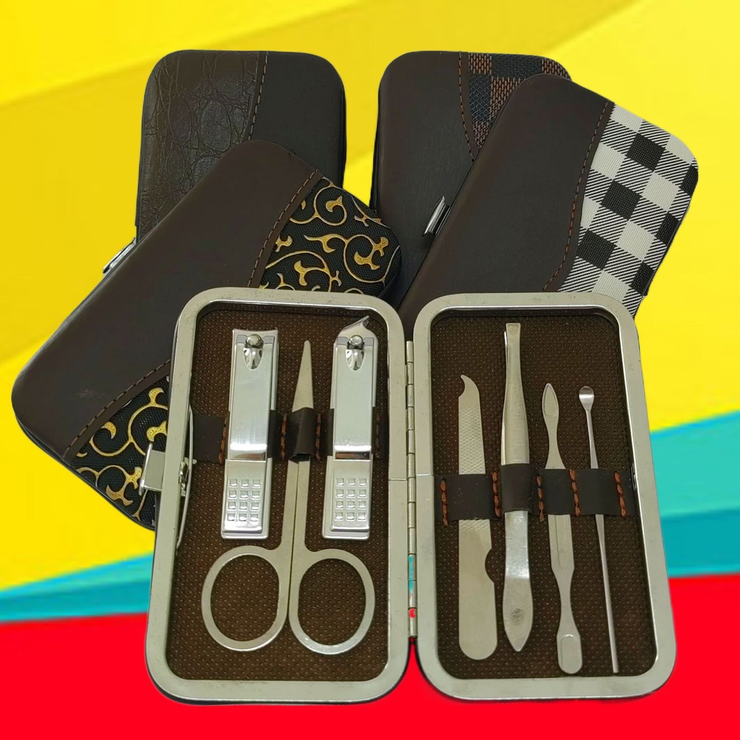 7-Piece Nail Care Set with Clippers and Tools - Swamp's Store