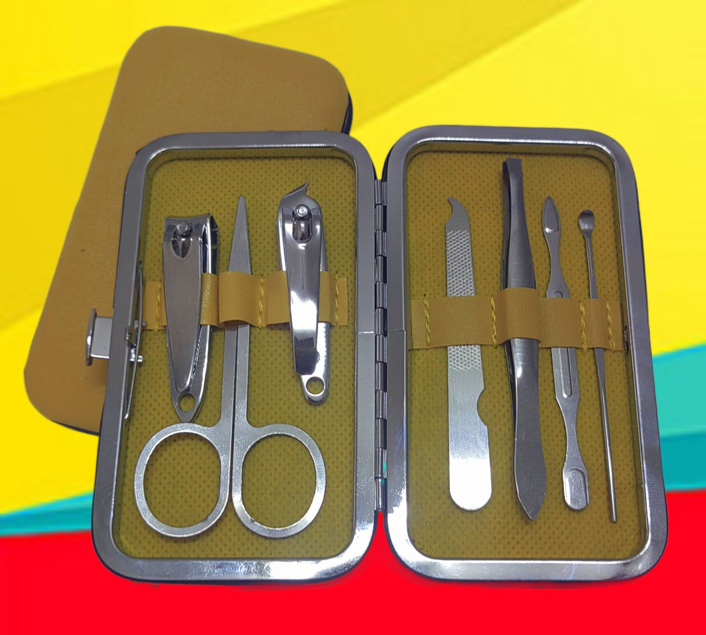 7-Piece Nail Care Set with Clippers and Tools - Swamp's Store