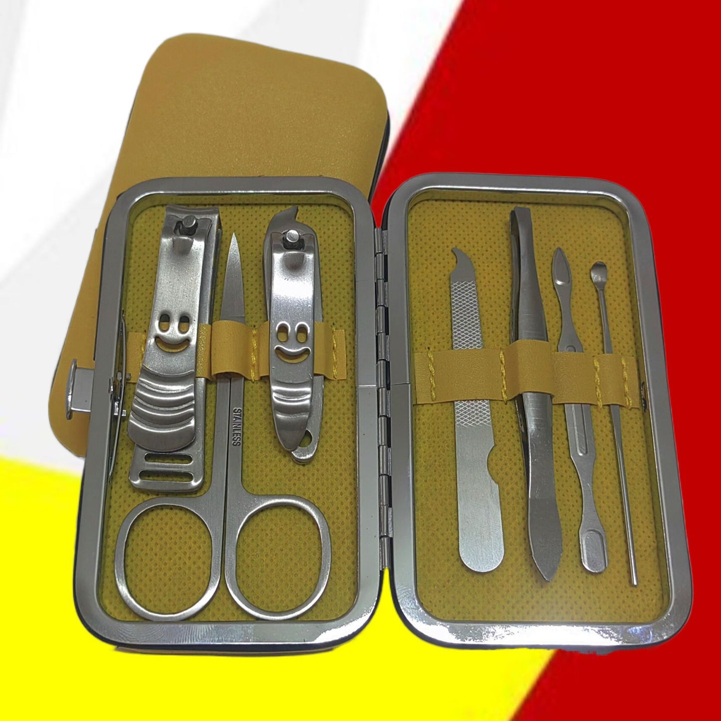 7-Piece Nail Care Set with Clippers and Tools - Swamp's Store