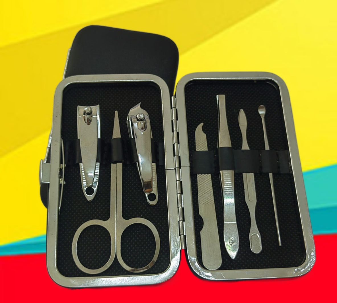 7-Piece Nail Care Set with Clippers and Tools - Swamp's Store