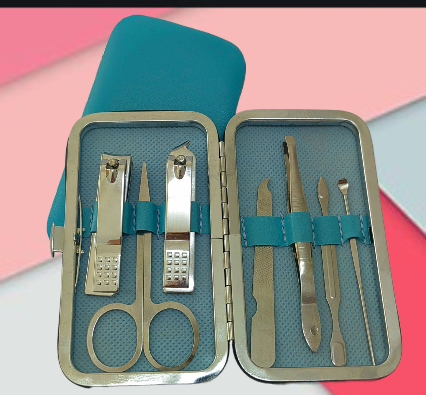 7-Piece Nail Care Set with Clippers and Tools - Swamp's Store